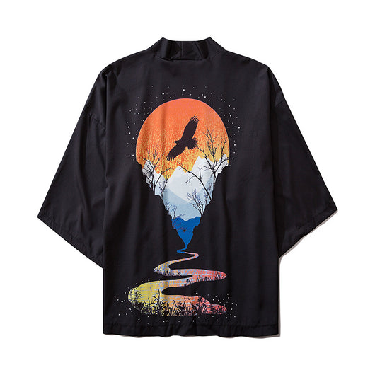 Kimono de tres cuartos versátil y elegante - Image 4