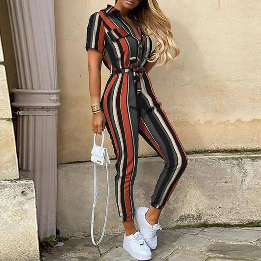 Jumpsuit con Solapa Estampada - Image 3