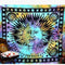 Tapiz Bohemio Celestial Psicodélico 150x165cm - Cortina Decorativa India