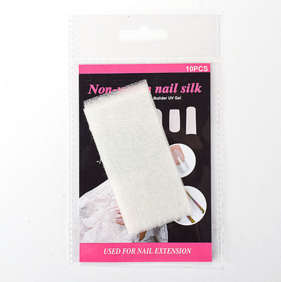 Kit de 20 Tiras de Seda Fiberglass para Extensiones de Uñas UV - Gel Constructor DIY - Image 6
