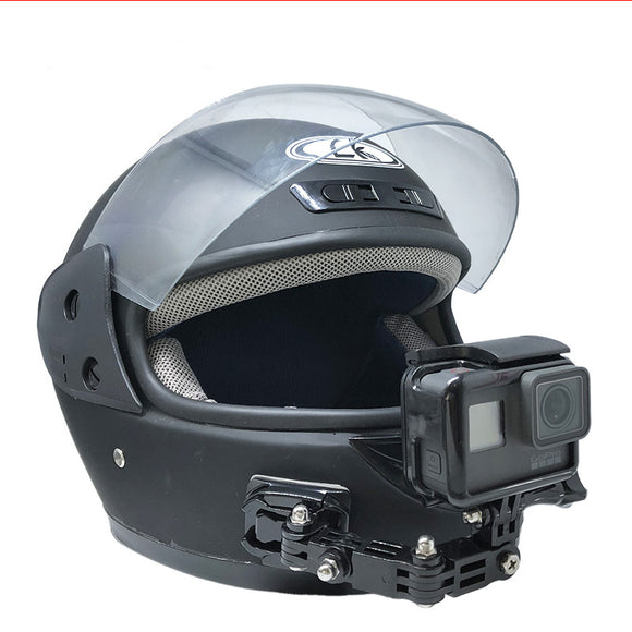 Soporte para Cámara de Acción en Casco de Moto