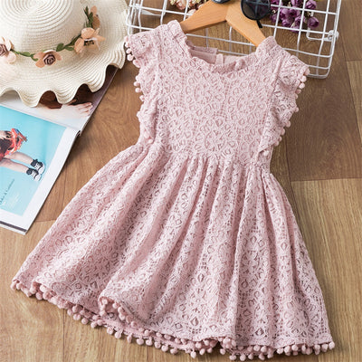Vestido de Niña con Encaje Calado - Image 9