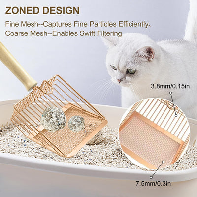 Pala Recogedora de Arena para Gatos con Mango de Madera - Image 11