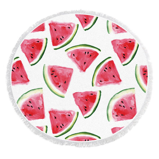 Toalla de Playa Redonda con Diseño de Frutas - Image 4