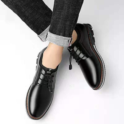 Zapatos Casuales Coreanos con Punta Redonda para Hombre - Image 3