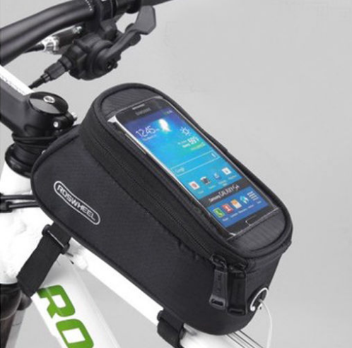 Bolsa Frontal para Bicicleta Compatible con iPhone y Smartphones - Image 5