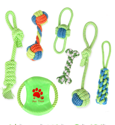 Juego de Juguetes de Cuerda para Perros y Gatos - Limpieza Dental y Entretenimiento - Image 3