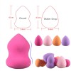 Esponja de Maquillaje Dual 4 Piezas - Uso Húmedo y Seco - Image 4