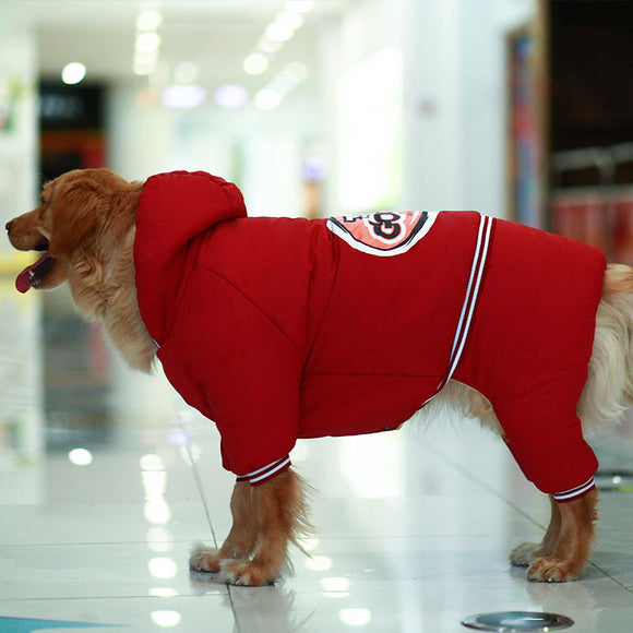 Abrigo Acolchado Resistente para Perros Grandes