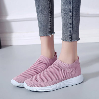 Zapatos Deportivos Tejidos para Mujer con Tela Elástica Transpirable - Image 4