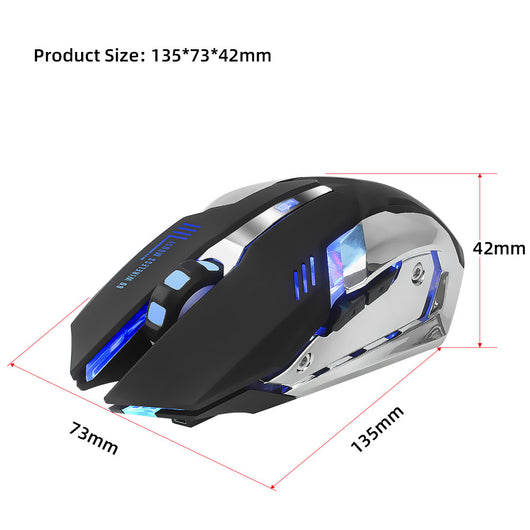 Ratón Inalámbrico Gaming 2.4GHz con Iluminación LED - Image 6
