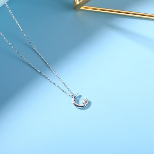 Collar de Plata 925 con Luna y Estrella - Image 3