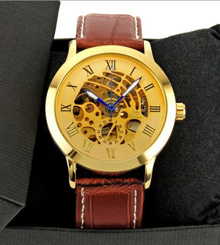 Reloj Mecánico Automático para Hombre con Diseño Calado - Image 11