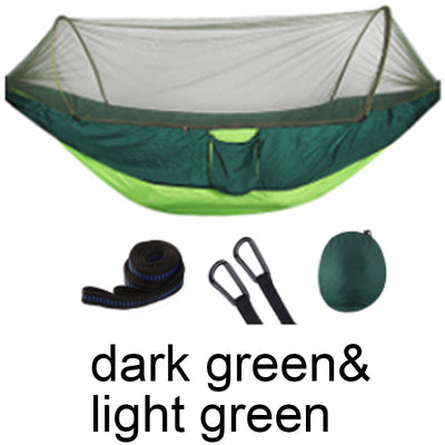 Hamaca Portátil Doble con Mosquitero para Camping y Aventuras - Image 13