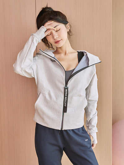 Chamarra Deportiva Mujer Quick Dry con Capucha y Cierre - Image 4
