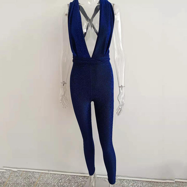 Enterizo de Seda Brillante con Tirantes Sexy - Image 33