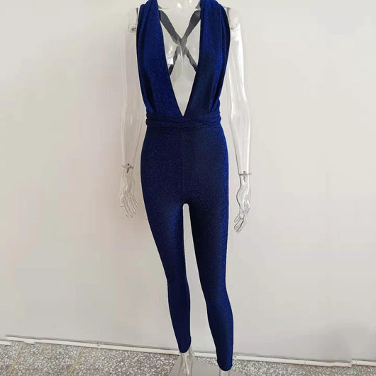 Enterizo de Seda Brillante con Tirantes Sexy - Image 33