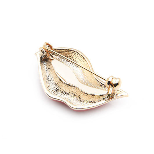 Broche Gota de Aceite Labial Rojo - Pasador Esmaltado Versátil - Image 4