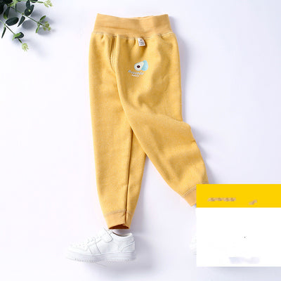 Leggings Infantiles de Color Liso con Forro de Terciopelo - Image 15
