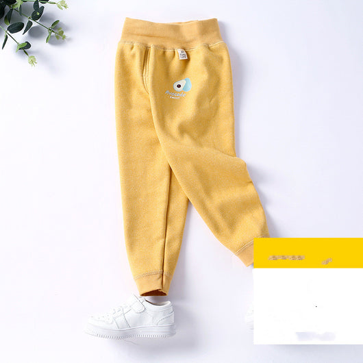 Leggings Infantiles de Color Liso con Forro de Terciopelo - Image 15