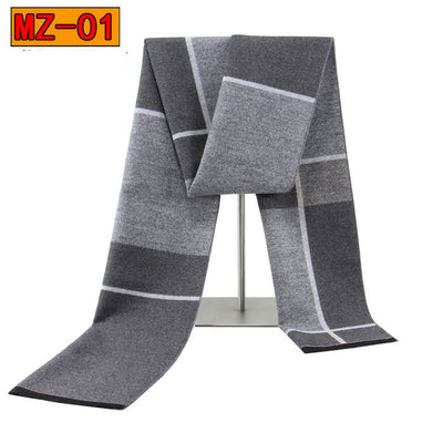 Bufanda Escocesa Gruesa para Invierno Hombre
