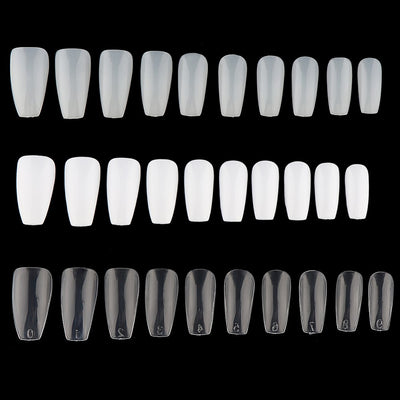 Uñas Postizas Largas Bailarina - Cobertura Completa para Diseño DIY - Image 3