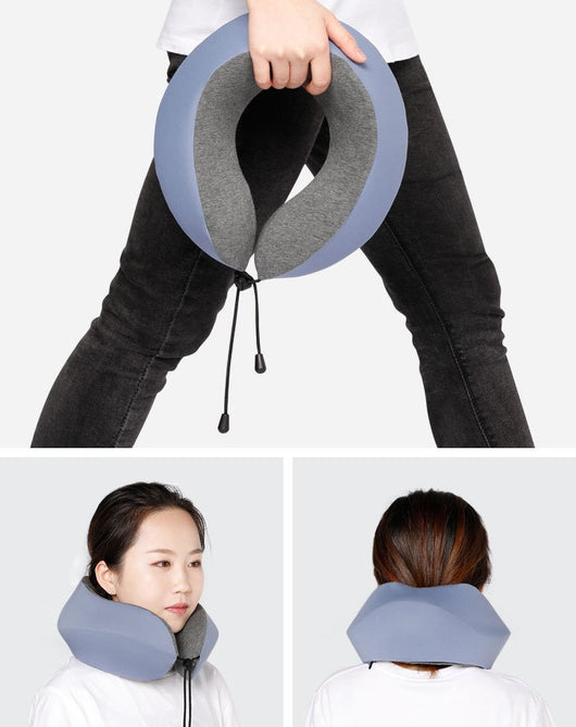 Almohada Cervical de Espuma Viscoelástica en Forma de U - Image 3