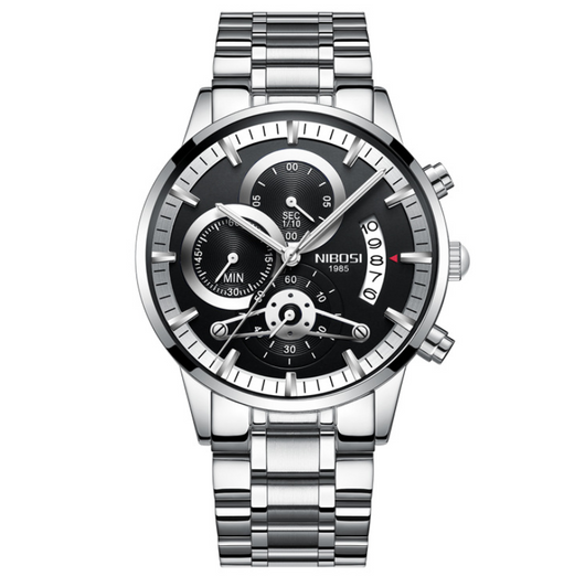 Reloj de Pulsera para Hombre con Correa de Acero Sólido - Image 8