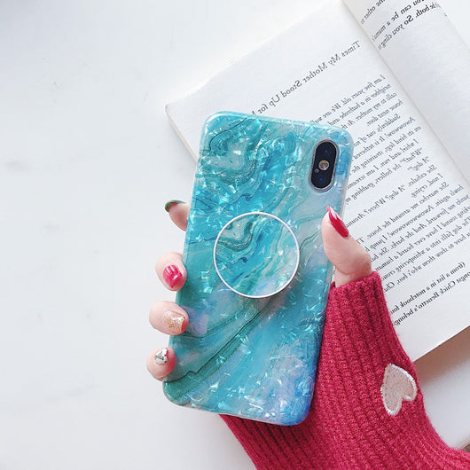 Funda iPhone Mármol Elegante con Logo Personalizado - Protección Suave - Image 8
