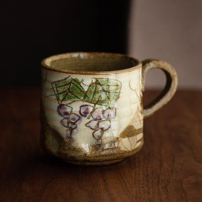 Taza Cerámica Artesanal Japonesa con Diseño Cartoon Pintado a Mano - Image 9
