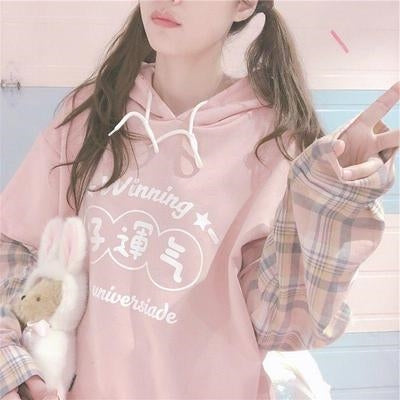 Sudadera Japonesa Sensible al Color con Capucha para Mujer - Ajuste Relajado - Image 2