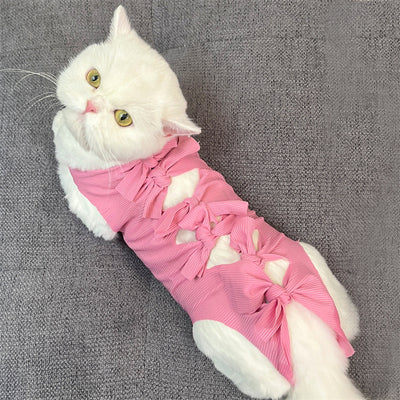 Pijama Quirúrgico para Gatos con Cierre de Cordones - Recuperación Post-operatoria - Image 14