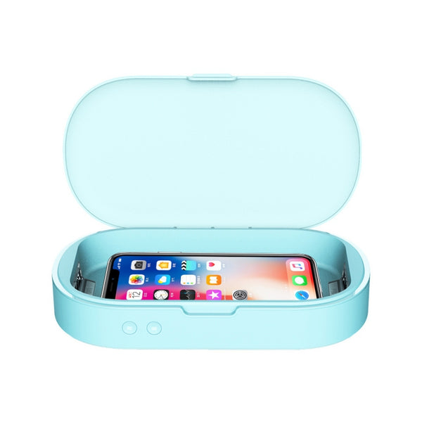Esterilizador UV Doble para Teléfono, Joyas y Accesorios con Aromaterapia