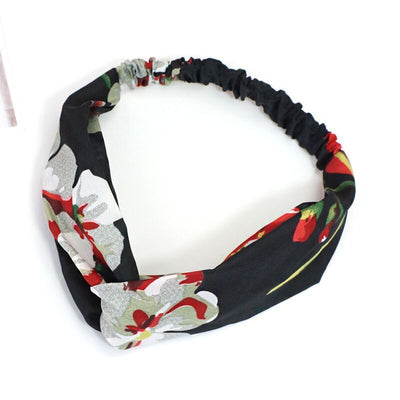 Banda Elástica para Cabello de Seda con Flores - Image 6