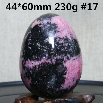 Huevo de Turmalina Negra Natural - Piedra Cristal Ornamental - Image 5