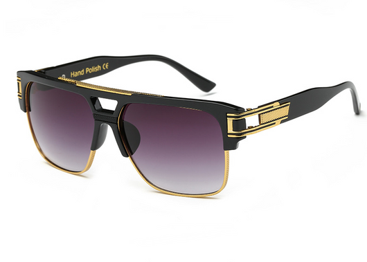 Gafas de Sol Retro Cuadradas Reflectantes Unisex con Colores Vibrantes - Image 4