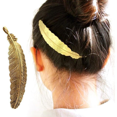 Broche Bohemio de Hoja Metálica