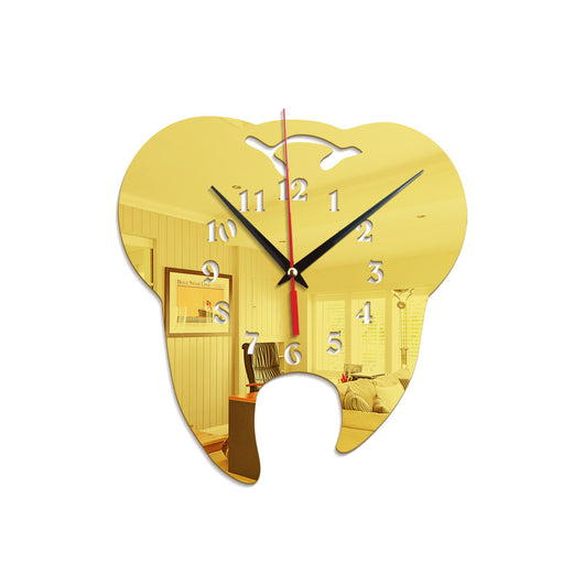 Reloj de Pared Diseño Molar Cuarzo Silencioso para Sala y Oficina - Image 4