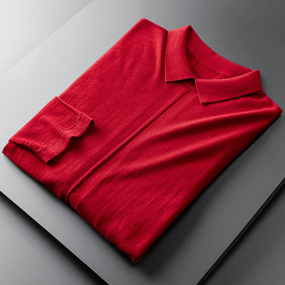 Cardigan Ajustado para Hombre con Solapa - Suéter Base Primavera Otoño - Image 18