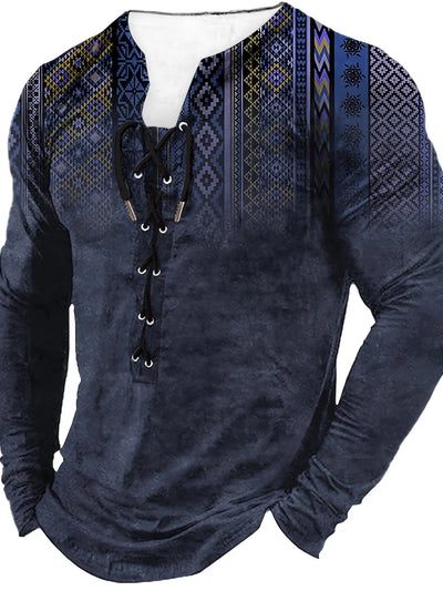 Playera Deportiva Manga Larga con Estampado Europeo y Americano para Hombre - Image 10