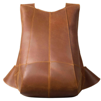 Mochila Pequeña de Cuero Genuino Crazy Horse para Mujer - Estilo Retro - Image 16