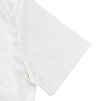 Polo Deportivo Hombre Cuello V Tejido Waffle Manga Corta Suelta - Image 31
