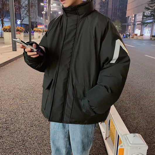 Abrigo Acolchado Estilo Coreano Holgado para Jóvenes - Image 7
