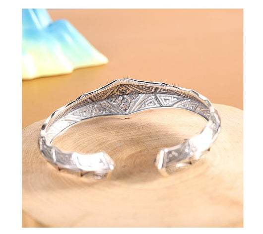 Pulsera Vajra Punk Plata para Hombre - Diseño Retro Personalidad - Image 13