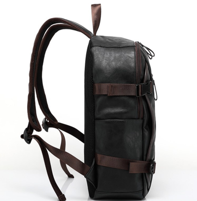 Mochila de Cuero para Hombre - Estilo Moderno Bolsa Escolar - Image 2
