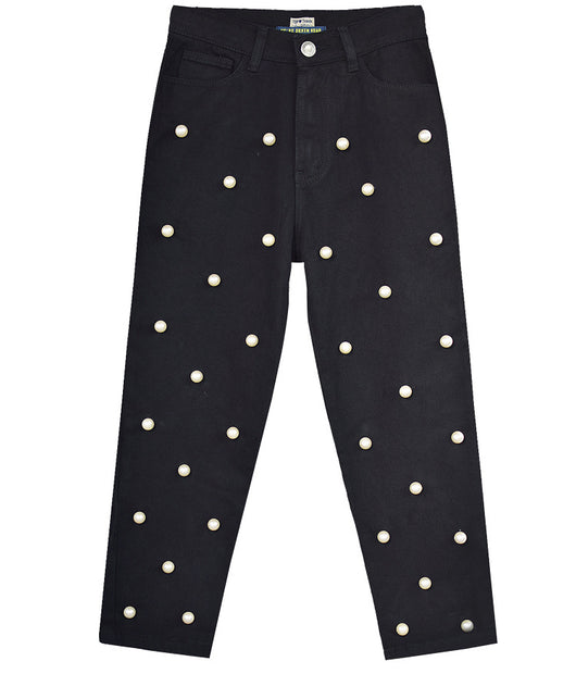 Pantalón Denim Ancho de Cintura Alta Recto - Image 2
