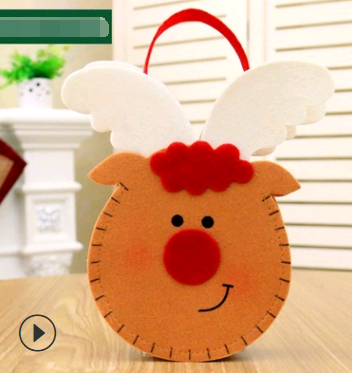 Bolsa de Regalo Navideña 3D con Diseño Creativo para Niños - Image 4