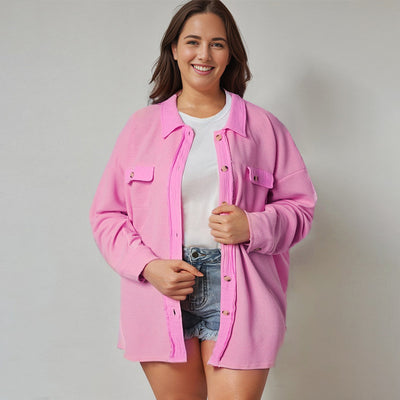 Chaqueta Camisa de Moda Europea y Americana para Mujer - Image 13