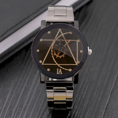 Reloj de Pareja Brújula Acero Inoxidable - Diseño Unisex Moderno - Image 13
