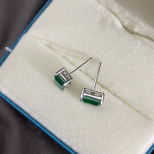 Aretes de Plata Esterlina 925 con Esmeralda - Diseño Elegante - Image 10